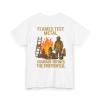 Flames Test Metal – Courage Firefighter Tee